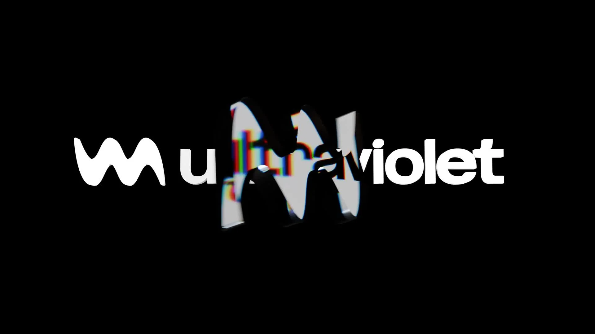 ULTRAVIOLET — animación y visualización 3D de logotipo por Complementario